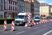 Ulica Kazimierza Wielkiego jest zwężona od soboty 11 lipca do czwartku 16 lipca