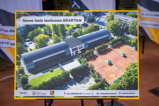 <p>Wizualizacja nowej hali tenisowej przy ul. Lubińskiej 53</p>