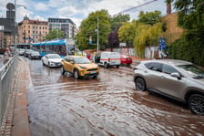 Zalany wiadukt przy ul. Reymonta, 14.07.2026