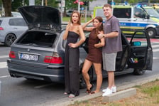 Uczestnicy karambolu przy ul. Swobodnej