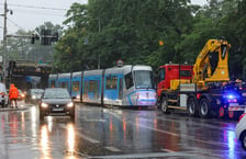 <p>Intensywne ulewy we Wrocławiu - interwencje służb, 15 lipca</p>