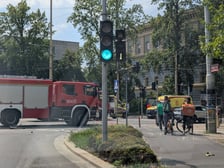 Wypadek na skrzyżowaniu Podwale i Sądowej, 18.07.2026