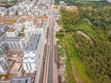 Aleja Architektów jest już dłuższa o pół kilometra. Trwają prace wykończeniowe