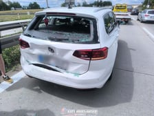Karambol na A4. Do zderzenia doszło przy zjeździe z węzła Kostomłoty, 21.07.2026
