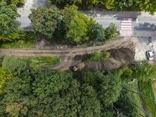 Budowa drogi rowerowej wzdłuż ulicy Ołtaszyńskiej we Wrocławiu i Radosnej w Wysokiej