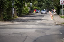Ulica Czajkowskiego - stan obecny, zdjęcie z lipca 2026 roku