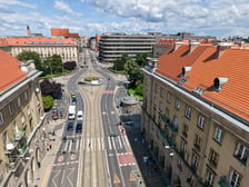 Kiosk Okraglak na placu Kościuszki