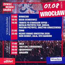 <p>Męskie Granie 2026 we Wrocławiu - godzinowy harmonogram koncert&oacute;w</p>