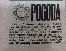 <p>Wrocławska prasa z lat siedemdziesiątych XX wieku, Słowo Polskie</p>