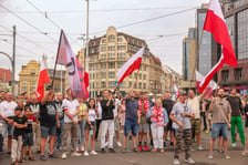 Wrocławianie upamiętnili 82. rocznicę wybuchu Powstania Warszawskiego, 1.08.2026 r.