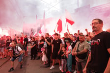 Wrocławianie upamiętnili 82. rocznicę wybuchu Powstania Warszawskiego, 1.08.2026 r.