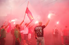 Wrocławianie upamiętnili 82. rocznicę wybuchu Powstania Warszawskiego, 1.08.2026 r.