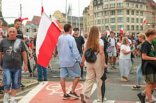 Wrocławianie upamiętnili 82. rocznicę wybuchu Powstania Warszawskiego, 1.08.2026 r.
