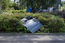 Wypadek tramwaju z samochodem na skrzyżowaniu Toruńska/Brucknera/Kwidzyńska, 2.08.2026 r.