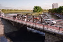 <p>Wizualizacja poszerzonych Most&oacute;w Trzebnickich, kt&oacute;ra nie może zostać zrealizowana.</p>