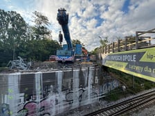 Zdjęcia z remontu wiaduktów w ciągu ulic  Gazowej i Karwińskiej