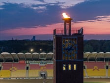 Próbne rozpalenie znicza na Stadionie Olimpijskim, 6 sierpnia 2026