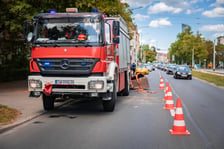 Kolizja w rejonie skrzyżowania ul. Powstańców Śląskich i Jastrzębiej, 7.08.2026 r.
