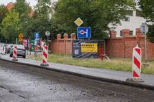 Trwa remont ul. Gajowickiej na odcinku od Al. Hallera do Racławickiej, 10.08.2026 r.