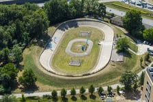 Wrocławski Welodrom im. Wernera Józefa Grundmanna - widok z drona.