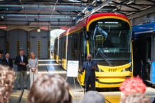<p>Pierwszy dzień test&oacute;w tramwaju Hyundai Rotem 141N. Wrocław, 14.08.2026</p>
