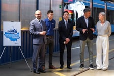 <p>Pierwszy dzień test&oacute;w tramwaju Hyundai Rotem 141N. Wrocław, 14.08.2026</p>