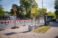 Remont Al. Wiśniowej - wyłączenie zatoki przystankowej przy skrzyżowaniu z ul. Powstańców Śląskich.