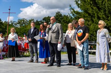 Dzień Niepodległości Ukrainy we Wrocławiu, uczestnicy obchodów, 23.08.2026 r.