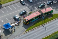 SILVERBUS - pierwszy przystanek 2 edycji, Park &Ride „Wzgórze Andersa” niedaleko Uniwersytetu Ekonomicznego