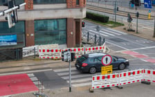Prace MPWiK na ulicy Ruskiej przy skrzyżowaniu z Kazimierza Wielkiego