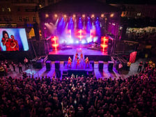 Koncert Budki Suflera i Justyny Steczkowskiej na Rynku.