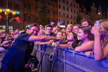 Koncert Budki Suflera i Justyny Steczkowskiej na Rynku.
