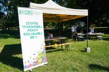 Piknik w parku parku im. Lesława Węgrzynowskiego