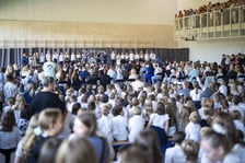 Rozpoczęcie roku szkolnego w ZSP nr 27 przy ul. Zwycięskiej we Wrocławiu