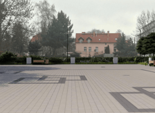 Przebudowa terenu dawnego targowiska przy ul. Skoczylasa na wrocławskiej Leśnicy - wizualizacja