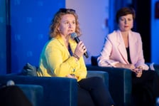Agnieszka Rybczak, przewodnicząca RM Wrocławia podczas panelu na Forum Ekonomicznym w Karpaczu, 9.09.2026 r.