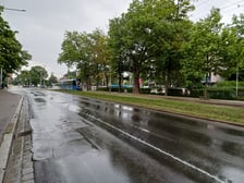 <p>Aleja Hallera we wrześniu 2026, przed remontem</p>