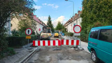 Remont ul. Boznańskiej na Biskupinie.