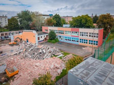 Budowa hali gimnastycznej przy SP 97 we Wrocławiu, wrzesień 2026