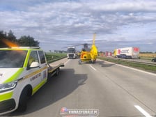 Wypadek na A4 przed węzłem „Pietrzykowice”