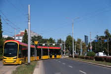 <p>W sierpniu we Wrocławiu testowany był tramwaj Hyundai Rotem 141N</p>