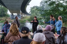 Warsztaty pod Aleją Wielkiej Wyspy podczas Placemaking Week Europe Wrocław