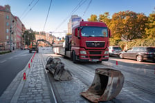 Remont ulicy Pomorskiej (zdjęcie z 28 września 2026 r.)