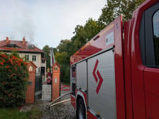 Pożar domu mieszkalnego przy ul. Mickiewicza we Wrocławiu, 27.09.2026 r.