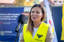 <p>Iwona Gosa, symboliczny początek budowy TBS-u Wrocław na Brochowie, 28 września 2026</p>