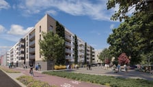 Wizualizacja TBS-u Wrocław na Brochowie