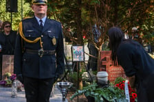 Pogrzeb Stanisława Szelca na Cmentarzu Grabiszyńskim we Wrocławiu