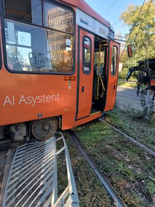 Wykolejenie tramwaju na pętli Krzyki, 29.09.2026 r.