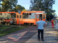 Wykolejenie tramwaju na pętli Krzyki, 29.09.2026 r.