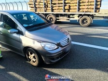 Zderzenie trzech samochodów na AOW, 29.09.2026 r.